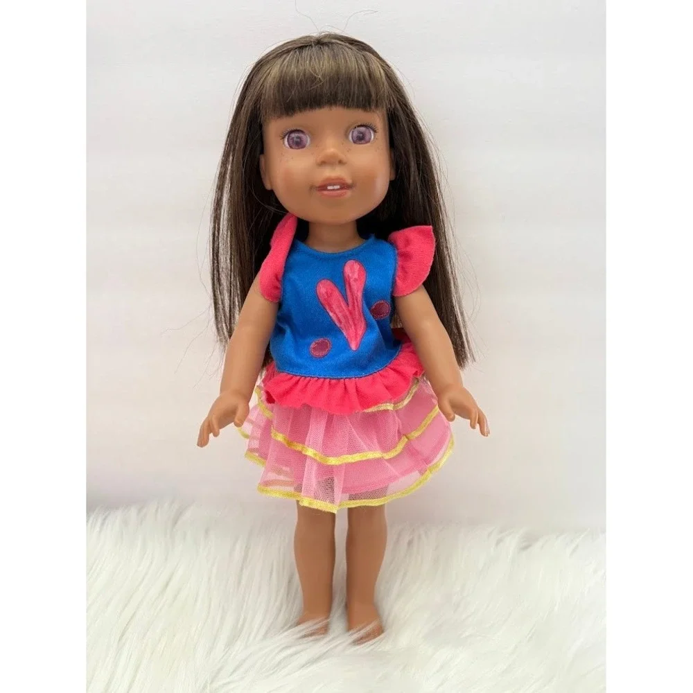 American Girl WellieWishers Kendall Doll 14.5 Inch Brown Hair Violet Eyes FGD37
